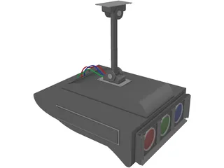 Projector 3D Model preview