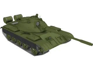 T-55 3D Model preview