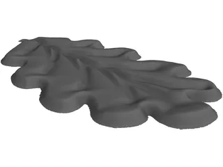 Oak Blade 3D Model preview
