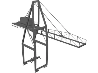 Crane 3D Model preview