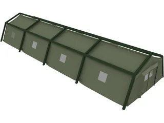 Army Tent 3D Model preview