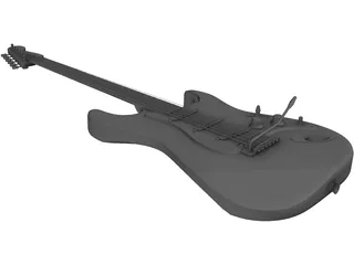 Fender SRV Strat 3D Model preview