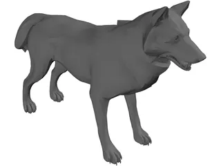 Wolf 3D Model preview