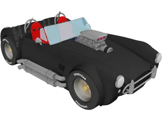 Shelby Cobra [Supercharged] 3D Model preview