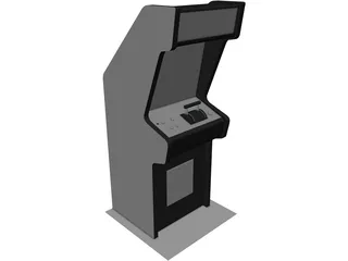 Atari Lunar Lander Arcade Game 3D Model preview