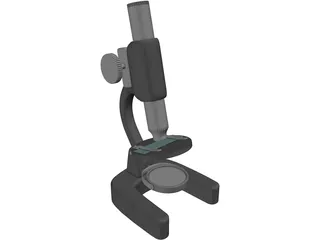 Microscope 3D Model preview