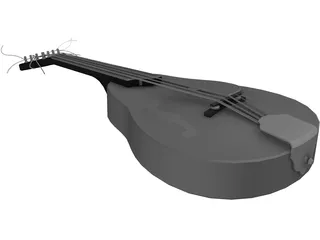 Mandolin 3D Model preview