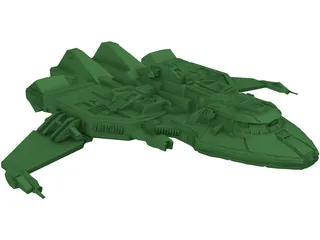 Spaceship 3D Model preview
