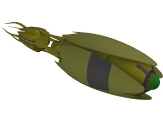 Vorlon Transport 3D Model preview