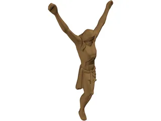 Christ Statue 3D Model preview