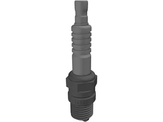 Spark Plug NGK 3D Model preview