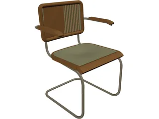 Chair Breuer 3D Model preview