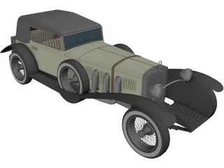 Mercedes-Benz (1928) 3D Model preview