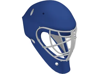 Hockey Goalie Mask 3D Model preview