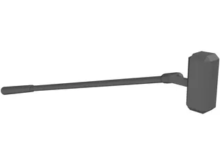 Golf Club Putter 3D Model preview
