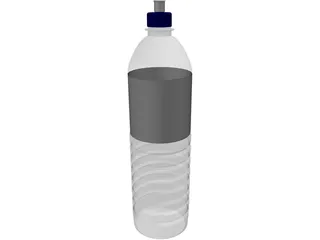 Bottle Sparkletts 3D Model preview