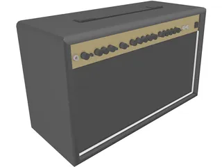 Marshall AMP MG100DFX 3D Model preview