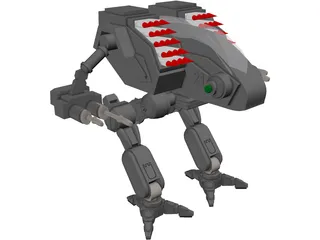 Mad Dog Battletech 3D Model preview
