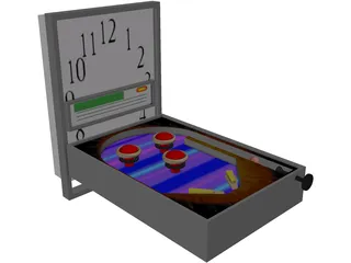 Pinball 3D Model preview