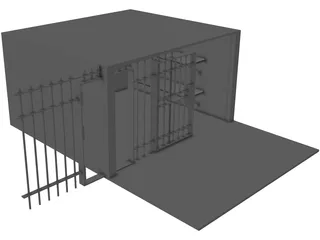 Jail Cell 3D Model preview