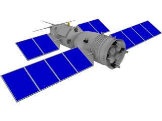 Shenzhou Chinese Spacecraft 3D Model preview