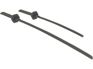 Samurai Twin Blade 3D Model preview