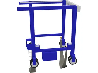 Boat Lift 3D Model preview