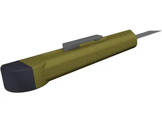 Knife Utility 3D Model preview