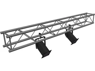 Stage Lights 3D Model preview