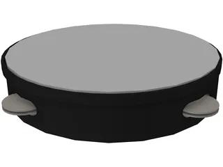 Tamborine 3D Model preview