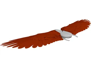 Egyptian Winged Scarab 3D Model preview