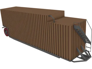 Frac Tank 3D Model preview