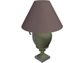 Table Lamp 3D Model preview