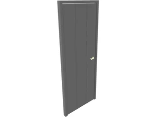 Door Decorative Center Panel 3D Model preview