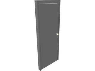 Door Single 3D Model preview