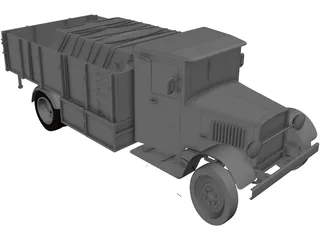 Lancia 3RO 3D Model preview