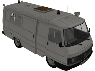 Peugeot J9 3D Model preview