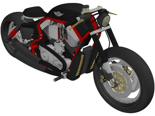 Harley-Davidson Power Bobber 3D Model preview