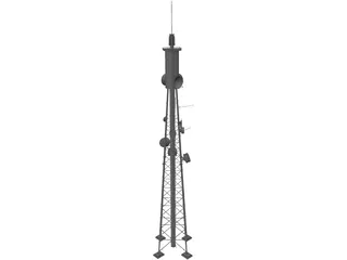 Radio Tower 3D Model preview