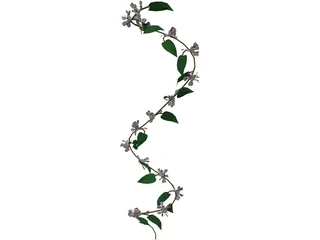 Wine Plant 3D Model preview
