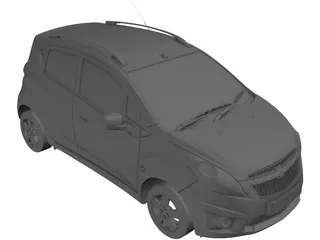 Chevrolet Spark 3D Model preview