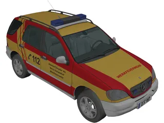 Mercedes-Benz ML 320 Feuer (1998) 3D Model preview