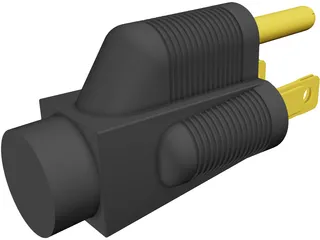 Power Plug 3D Model preview