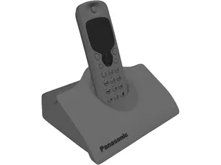 Panasonic Phone 3D Model preview
