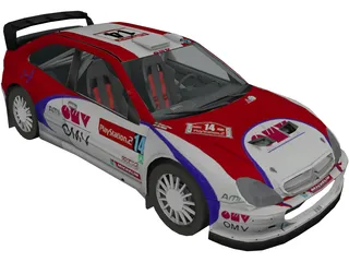 Citroen Xsara WRC 3D Model preview