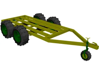 Trailer 3D Model preview