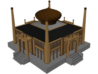 Taj Mahal 3D Model preview