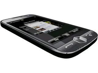 Samsung Omnia II Phone 3D Model preview