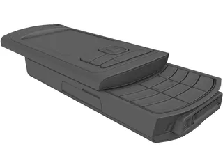 Nokia N-80 Mobile Phone 3D Model preview