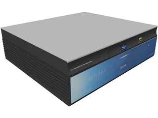 Sony Blu-ray Player 3D Model preview